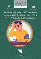 وضعیت شیوع، آگاهی، و پوشش درمان فشارخون بالا در ایران بر اساس دو پیمایش ملی ارزیابی عوامل خطر بیماری‏های غیر واگیر در سال‌های 1395 و 1400